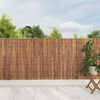 vidaXL Bark Fence Brown 400 x 125cm Bark
