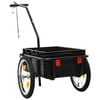 vidaXL Bike Trailer/Hand Wagon 155x60x83 cm Steel Blue