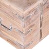 vidaXL Two Piece Storage Chest Set Acacia Wood