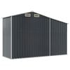 vidaXL Garden Shed Anthracite 277x93x179 cm Galvanised Steel