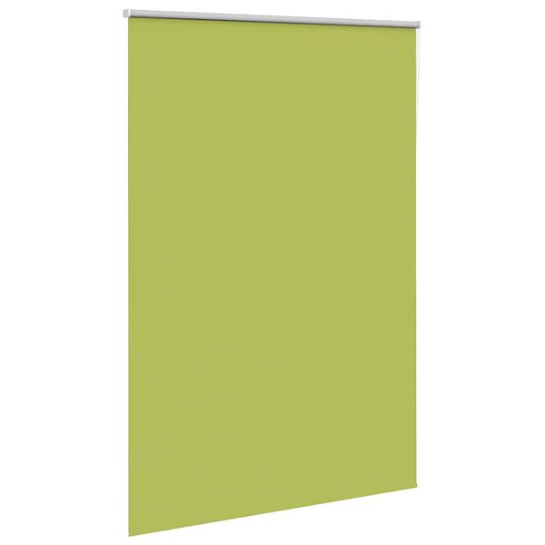 vidaXL Roller Blind Blackout Leaves Green 155x230 cm Fabric Width 151.6 cm Polyester