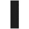 vidaXL Shoe Cabinet 2 pcs Black Oak 60 x 18 x 60 cm Engineered Wood