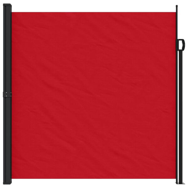 vidaXL Retractable Side Awning Red 200x300 cm