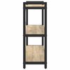 vidaXL Bookshelf Sonoma Oak 80 x 30 x 85 cm Engineered Wood