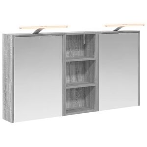 vidaXL Bathroom Cabinet Set 3 pcs 116 x 16 x 62.5 cm Engineered wood