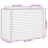 vidaXL Garden Planter 90x60x72 cm Solid Wood Pine