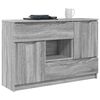 vidaXL Sideboard Grey Sonoma 100 x 30 x 65.6 Engineered Wood