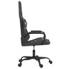 vidaXL Massage Gaming Chair Black and Camouflage Faux Leather