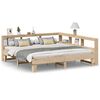 vidaXL Bookcase Bed without Mattress 180x200cm Solid Wood Pine