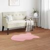 vidaXL Faux Rabbit Fur Rug Olite Pink 80 x 120 cm Polyester