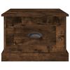 vidaXL Coffee Table Smoked Oak 50x50x35 cm Engineered Wood