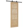 vidaXL Sliding Door ORKDAL Natural 73.5 x 211 cm Solid Pine Wood