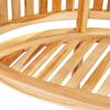 vidaXL Banana Bench 200 cm Solid Teak Wood