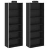 vidaXL Hanging Closet Organisers 2 pcs with 6 Shelves Fabric