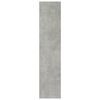 vidaXL Book Cabinet/Room Divider Concrete Grey 100x30x135 cm