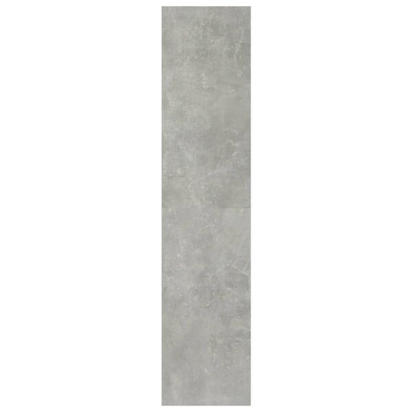 vidaXL Book Cabinet/Room Divider Concrete Grey 100x30x135 cm