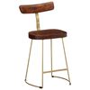 vidaXL Bar Stools 2 pcs 49x43x79 cm Solid Wood Mango