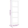vidaXL Interior Door ORKDAL White Primed 78 x 232 cm