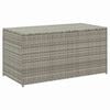 vidaXL Garden Storage Box Poly Rattan 100x50x50 cm Grey