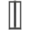 vidaXL Bar Table Legs T-Shaped&nbsp;2 pcs Anthracite 40x35x(90-91) cm Steel