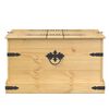 vidaXL Storage Box Corona 78x78x45 cm Solid Wood Pine
