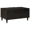 vidaXL Coffee Table Black and Gold 80 x 50 x 40 cm