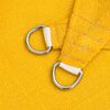 vidaXL Sunshade Sail 160 g/m&sup2; Triangular Yellow 5x5x6 m HDPE