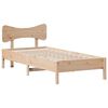 vidaXL Bed Frame without Mattress 100x200 cm Solid Wood Pine