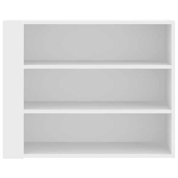 vidaXL Wall Cabinet White 75x35x60 cm Engineered Wood