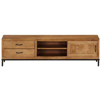 vidaXL TV Cabinet Solid Mango Wood 140x30x40 cm