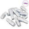 vidaXL Shelf Peg 7200 pcs Silver 7 x 16 mm Iron