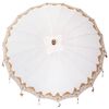 vidaXL Balinese Parasol Cream 215 x 215 x 260 cm Cotton and Wood