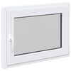 vidaXL Basement Window "RISOR" 80x50 cm Tilt&Turn DIN Right White