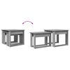 vidaXL Coffee Table Set 2 pcs Grey Sonoma Engineered Wood