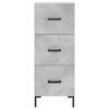 vidaXL Sideboard Concrete Grey 34.5x34x90 cm Engineered Wood