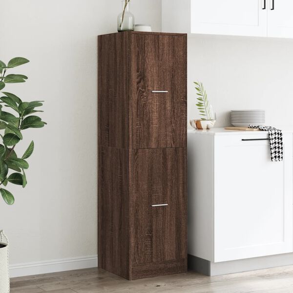 vidaXL Apothecary Cabinet&nbsp;Brown Oak 40x41x144.5 cm Engineered Wood