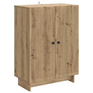 vidaXL Sideboard Artisan Oak 66 x 34.5 x 90 cm Engineered Wood