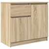 vidaXL Sideboard with Drawer Sonoma Oak 71x35x65 cm Engineered Wood