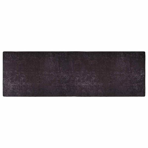 vidaXL Rug Washable 80x300 cm Anthracite