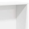 vidaXL Bookcase White 60x24x120 cm Engineered Wood