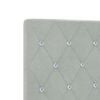 vidaXL Headboard with Headboard Light Grey 80 cm Faux Leather