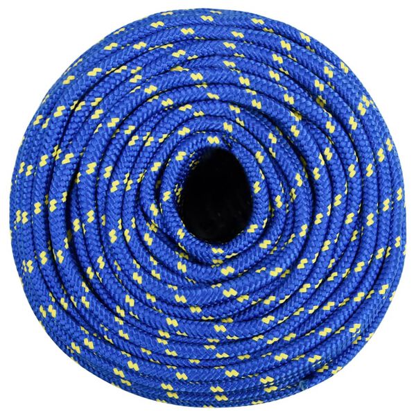 vidaXL Boat Rope Blue 8 mm 250 m Polypropylene