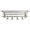 vidaXL Coat Rack Wall-mounted Silver 77 x 30 x 18 cm Aluminium