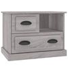 vidaXL Bedside Cabinet Grey Sonoma 60x39x45 cm