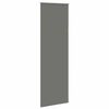 vidaXL Roller Blind Blackout Grey 75x230 cm Fabric Width 70.7 cm Polyester