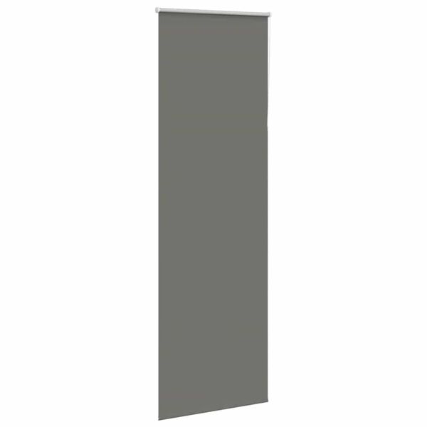 vidaXL Roller Blind Blackout Grey 75x230 cm Fabric Width 70.7 cm Polyester