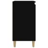vidaXL Bedside Cabinets 2 pcs Black 40x35x70 cm Engineered Wood