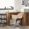 vidaXL Desk with Shelf Old Wood 102 x 50 x 75 cm Engineered Wood