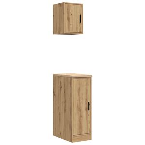 vidaXL Garage Cabinets 2 pcs Artisan Oak Engineered Wood