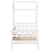 vidaXL Day Bed with Roof without Mattress White 80x200 cm Solid Wood